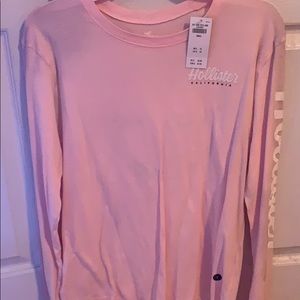 A pink Hollister long sleeve